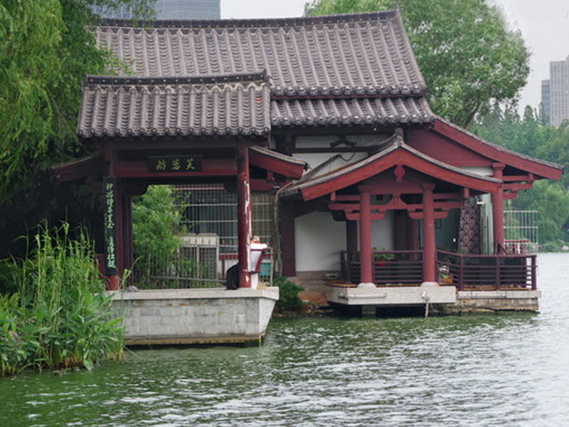 湖北景區水榭