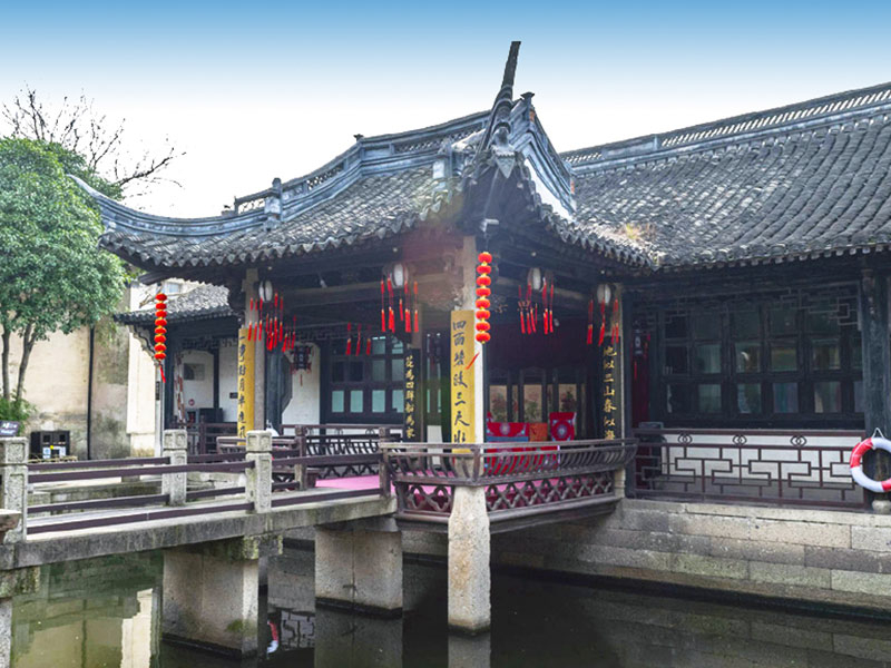 景區古建戲樓